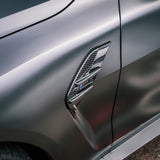 MHC+ BMW M4 Side Fender Badge Covers In Gloss Pre Preg Carbon Fiber (G82/G83) by MHC+ MHCP-G82-CF-SB001