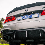 MHC+ BMW M5/5 Series M4 Style Rear Spoiler In Pre Preg Carbon Fiber (F90/G30) by MHC+ MHCP-G30F90-CF-RS001