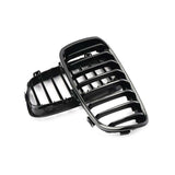 MHC Black BMW 1 Series Pre-LCI Single Slat Front Grilles In Gloss Black (F20/F21) by MHC+ MHCB-PREF20F21-GB-FG001