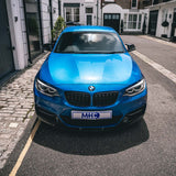 MHC Black BMW 2 Series Performance Style Front Splitter In Gloss Black (F22/F23) by MHC+ MHCB-F22F23-GB-FS001
