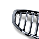 MHC Black BMW 1 Series Single Slat Front Grille In Gloss Black (F40) by MHC+ MHCB-F40-GB-FG001