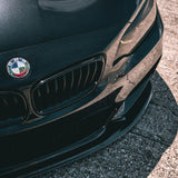 MHC Black BMW M2/2 Series Single Slat Front Grilles In Gloss Black (F87/F22/F23) by MHC+ MHCB-2SER-GB-FG001