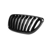 MHC Black BMW M2/2 Series Single Slat Front Grilles In Gloss Black (F87/F22/F23) by MHC+ MHCB-2SER-GB-FG001