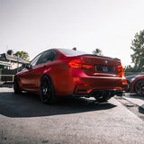 MHC+ BMW M3/3 Series CS Style Rear Spoiler In Pre Preg Carbon Fiber (F80/F30) by MHC+ MHCP-F80-CF-RS004
