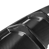 MHC+ BMW M3/M4 Aggressive 3 Piece Rear Diffuser Gloss Pre Preg Carbon Fiber (F80/F82/F83) by MHC+ MHCP-F80F82-CF-RD002