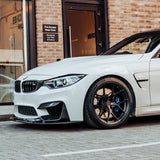 MHC+ BMW M3/M4 GT Style Front Splitter In Gloss Pre Preg Carbon Fiber (F80/F82/F83) by MHC+ MHCP-F80F82-CF-FS003