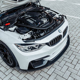 MHC+ BMW M3/M4 GT Style Front Splitter In Gloss Pre Preg Carbon Fiber (F80/F82/F83) by MHC+ MHCP-F80F82-CF-FS003