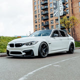 MHC+ BMW M3/M4 GT Style Front Splitter In Gloss Pre Preg Carbon Fiber (F80/F82/F83) by MHC+ MHCP-F80F82-CF-FS003