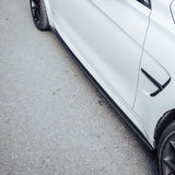 MHC+ BMW M3/M4 Full Length Performance Side Skirts In Gloss Pre Preg Carbon Fiber (F80/F82/F83) by MHC+ MHCP-F80F82-CF-SS001