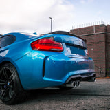 MHC+ BMW M2/2 Series CS Style Rear Spoiler In Pre Preg Carbon Fiber (F87/F22) by MHC+ MHCP-F87F22-CF-SL003