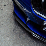 MHC+ BMW M5 F90 LCI Low Line Front Splitter In Pre Preg Gloss Carbon Fiber (F90) by MHC+ MHCP-F90LCI-CF-FS001