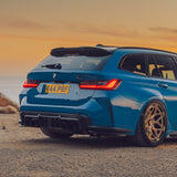 MHC+ BMW M3/M4 DF1 LED Rear Diffuser In Gloss Pre Preg Carbon Fiber (G80/G81/G82/G83) by MHC+ MHCP-G80G82-CF-RD005