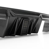 MHC+ BMW M3/M4 DF1 LED Rear Diffuser In Gloss Pre Preg Carbon Fiber (G80/G81/G82/G83) by MHC+ MHCP-G80G82-CF-RD005