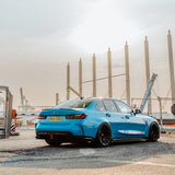 MHC+ BMW M3/M4 DF1 LED Rear Diffuser In Gloss Pre Preg Carbon Fiber (G80/G81/G82/G83) by MHC+ MHCP-G80G82-CF-RD005