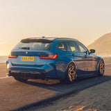 MHC+ BMW M3/M4 DF1 LED Rear Diffuser In Gloss Pre Preg Carbon Fiber (G80/G81/G82/G83) by MHC+ MHCP-G80G82-CF-RD005