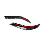 MHC+ BMW M3 SS1 Rear Side Splitters In Gloss Pre Preg Carbon Fiber (G80/G81) by MHC+ MHCP-G80-CF-RD002