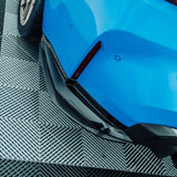 MHC+ BMW M3 SS1 Rear Side Splitters In Gloss Pre Preg Carbon Fiber (G80/G81) by MHC+ MHCP-G80-CF-RD002