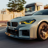 MHC+ BMW M2 G87 Edition 1 Front Splitter In Pre Preg Gloss Carbon Fiber (G87) by MHC+ MHCP-G87-CF-FS001