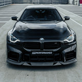 MHC+ BMW M2 G87 Edition 1 Front Splitter In Pre Preg Gloss Carbon Fiber (G87) by MHC+ MHCP-G87-CF-FS001