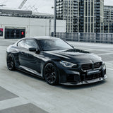MHC+ BMW M2 G87 Edition 1 Front Splitter In Pre Preg Gloss Carbon Fiber (G87) by MHC+ MHCP-G87-CF-FS001