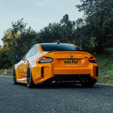 MHC+ BMW M2 G87 Edition 1 Rear Diffuser 3pcs In Pre Preg Gloss Carbon Fiber (G87) by MHC+ MHCP-G87-CF-RD001