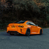 MHC+ BMW M2 G87 Edition 1 Rear Diffuser 3pcs In Pre Preg Gloss Carbon Fiber (G87) by MHC+ MHCP-G87-CF-RD001
