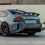 MHC+ BMW M2 G87 Edition 1 Rear Diffuser 3pcs In Pre Preg Gloss Carbon Fiber (G87) by MHC+ MHCP-G87-CF-RD001