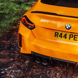 MHC+ BMW M2 G87 Edition 1 Rear Diffuser 3pcs In Pre Preg Gloss Carbon Fiber (G87) by MHC+ MHCP-G87-CF-RD001