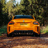 MHC+ BMW M2 G87 Edition 1 Rear Diffuser 3pcs In Pre Preg Gloss Carbon Fiber (G87) by MHC+ MHCP-G87-CF-RD001