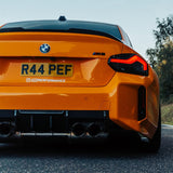MHC+ BMW M2 G87 Edition 1 Rear Diffuser 3pcs In Pre Preg Gloss Carbon Fiber (G87) by MHC+ MHCP-G87-CF-RD001