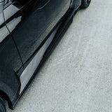 MHC+ BMW M2 G87 Edition 1 Side Skirts In Pre Preg Gloss Carbon Fiber (G87) by MHC+ MHCP-G87-CF-SS001