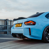 MHC+ BMW M2/M240i Performance Style Rear Spoiler In Pre Preg Carbon Fiber (G87/G42) by MHC+ MHCP-G42G87-CF-SL002