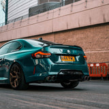 MHC+ BMW M2/M240i V Style Rear Spoiler In Pre Preg Carbon Fiber (G87/G42) by MHC+ MHCP-G42G87-CF-SL001