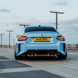 MHC+ BMW M2/M240i V Style Rear Spoiler In Pre Preg Carbon Fiber (G87/G42) by MHC+ MHCP-G42G87-CF-SL001