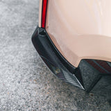 MHC+ BMW M3 OEM Style Replacement Rear Side Diffusers In Pre Preg Carbon Fiber (G80/G81) by MHC+ MHCP-G80-CF-RD004