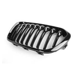 MHC Black BMW 1 Series LCI Single Slat Front Grilles In Gloss Black (F20/F21) by MHC+ MHCB-F20F21-GB-FG001