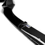 MHC Black BMW 1 Series Performance Style Front Splitter In Gloss Black (F20/F21) by MHC+ MHCB-F20F21-GB-FS001