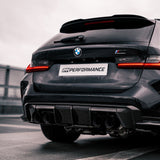 MHC+ BMW M3/M4 Rear Bumper Insert In Pre Preg Carbon Fiber (G80/G81/G82/G83) by MHC+ MHCP-G80G82-CF-RT001