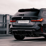 MHC+ BMW M3/M4 Rear Bumper Insert In Pre Preg Carbon Fiber (G80/G81/G82/G83) by MHC+ MHCP-G80G82-CF-RT001