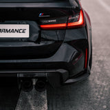 MHC+ BMW M3/M4 Rear Bumper Insert In Pre Preg Carbon Fiber (G80/G81/G82/G83) by MHC+ MHCP-G80G82-CF-RT001