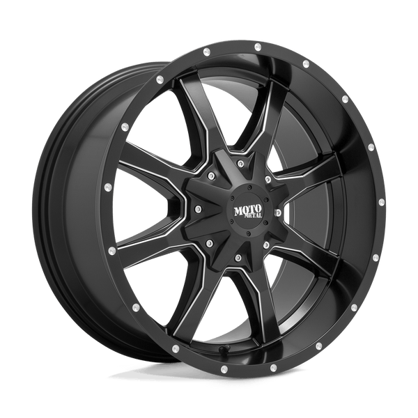 Moto Metal Wheels MO970 18" 6x135/6x139.7 Semi Gloss Black Milled by Moto Metal MO97081067924N