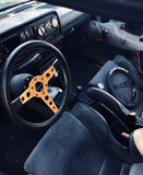 Renown Leather Renown Monaco Steering Wheel Gold Leather / Gold MonGL