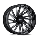 Moto Metal Wheels MO811 Combat 24" 8x180 Gloss Black Milled by Moto Metal MO811BE24128844N