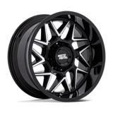 Moto Metal Wheels MO812 Turbine 20" 5x139.7 Gloss Black W/ Machined Face by Moto Metal MO812BD20108518N