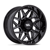 Moto Metal Wheels MO812 Turbine 20" 5x127 Gloss Black Milled by Moto Metal MO812BE20105018N