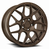 MRR FS1 18" 5x100 up to 5x130 Gloss Bronze (Custom Drilled) by MRR Wheels