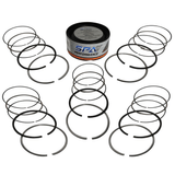82,5mm performance piston rings for 5 cylinder engines - 1,5 / 1,5 / 2,0mm thickness - Set by SPA Performance MVLANLP09JG5