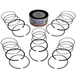 82mm performance piston rings for 5 cylinder engines - 1,5 / 1,5 / 2,0mm thickness - Set by SPA Performance MVLANLP08JG5
