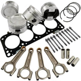 SPA Performance Forged Piston & Connecting Rod Kit (73.75mm) w/ 118mm Head Stud & MLS Decompression Head Gasket (2.5mm) - VW / 1.8 8v by SPA Performance CMBMVS87L29081