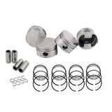 SPA Performance Forged Flat Top Piston & Rings Set (83.5mm) w/ 159mm x 20mm High Performance Steel Basic Connecting Rod Set (3/8" Bolt) - VW / ABA 2.0L 8v by SPA Performance CMBUSAMVLPTW20001